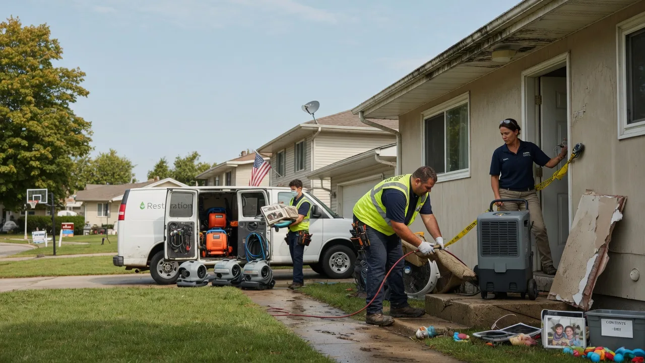 Water Damage Restoration in Fairbanks, IN near me